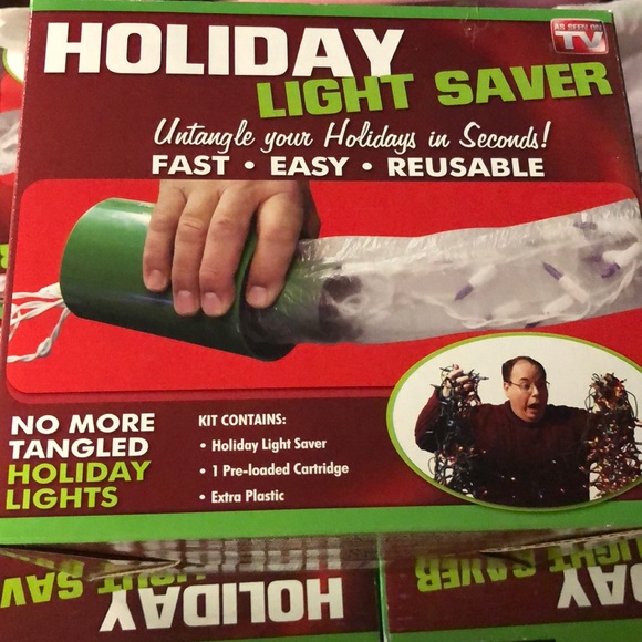 As Seen On TV Holiday Holiday Light Saver Untangle The Holiday In